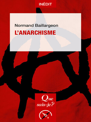 cover image of L'Anarchisme